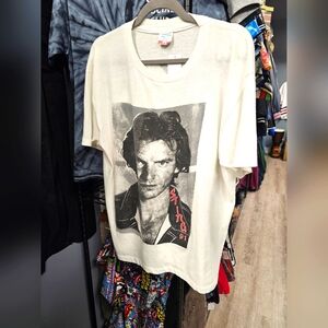 Sting 1991 Tour‎ Graphic Print Single Stitch White T-Shirt